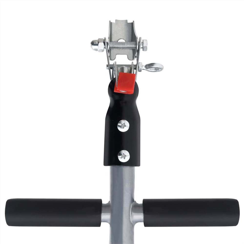 Bicycle Cargo Trailer with 50 L Foldable Transportbox Grey 150 kg