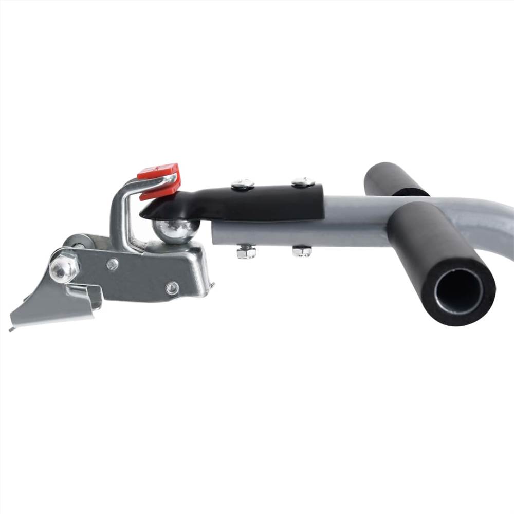Bicycle Cargo Trailer with 50 L Foldable Transportbox Grey 150 kg