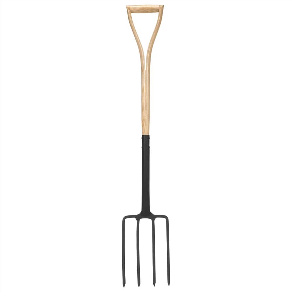 Garden Digger Fork YD Grip Steel and Ashwood
