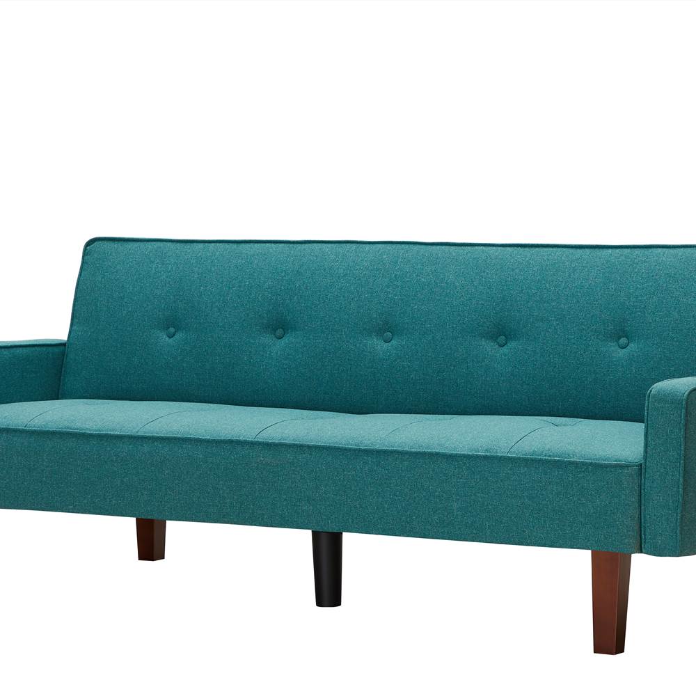 75" 2-Seat Linen Upholstered Sofa Bed with Wooden Frame, for Living Room, Bedroom, Office, Apartment - Green
75" 2-Seat Linen Upholstered Sofa Bed with Wooden Frame, for Living Room, Bedroom, Office, Apartment - Green