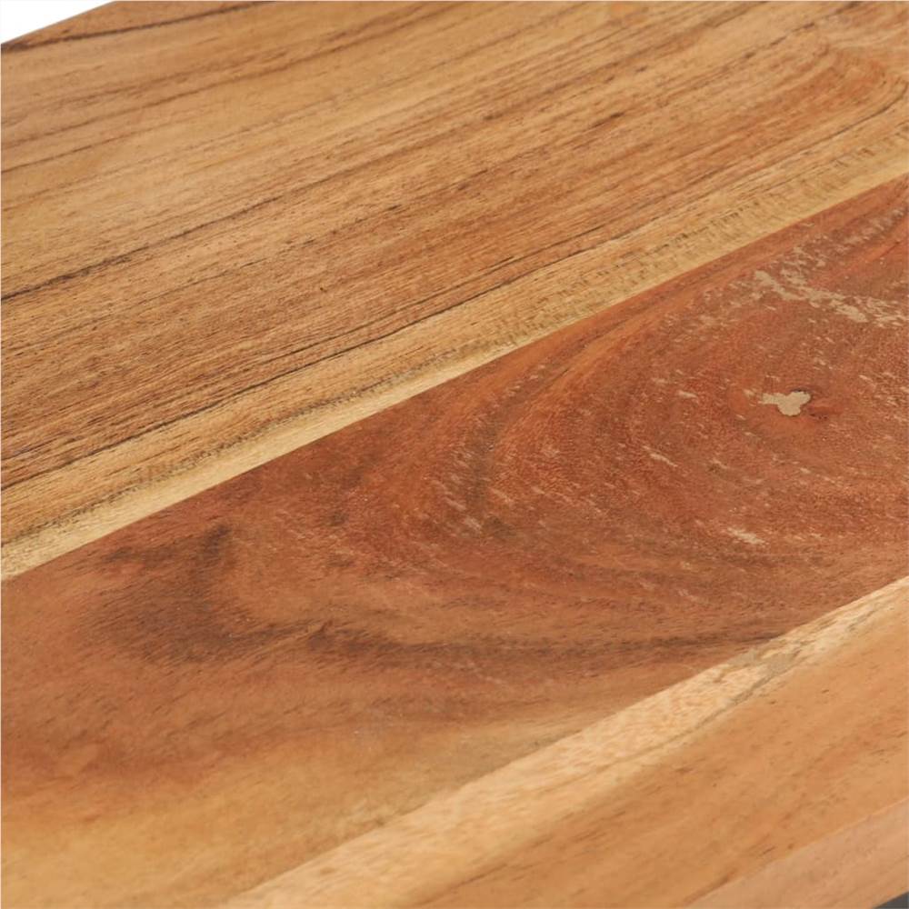 Side Tables 2 pcs 31.5x24.5x64.5 Solid Acacia Wood