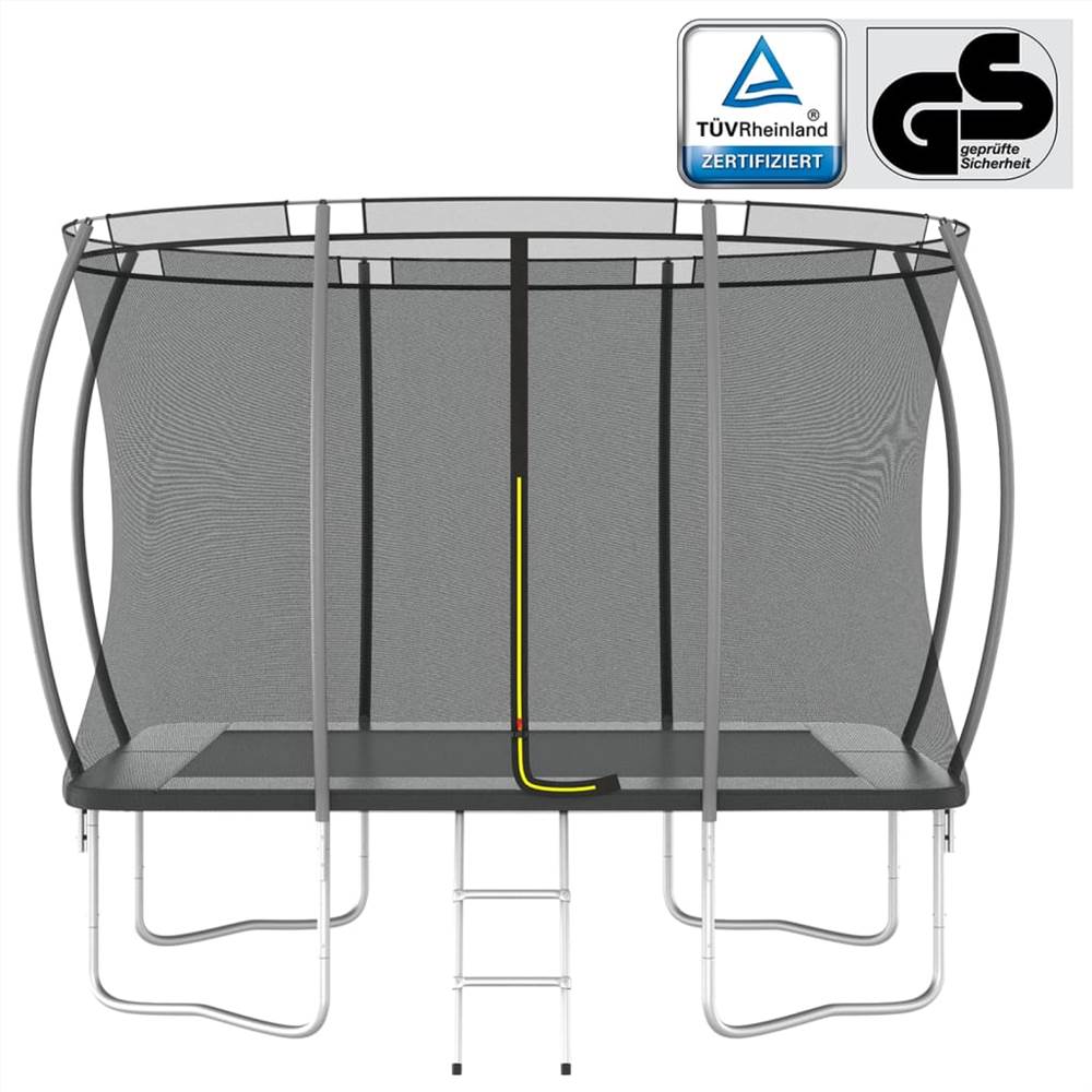 Trampoline Set Rectangular 274x183x76 cm 150 kg