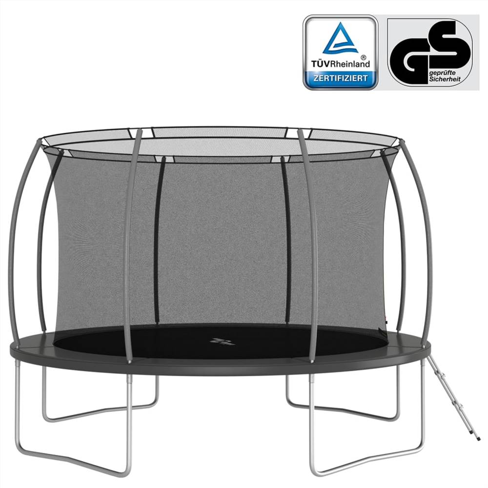 Trampoline Set Round 366x80 cm 150 kg