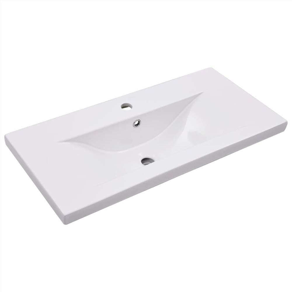Sink Cabinet with Built-in Basin Sonoma Oak Chipboard