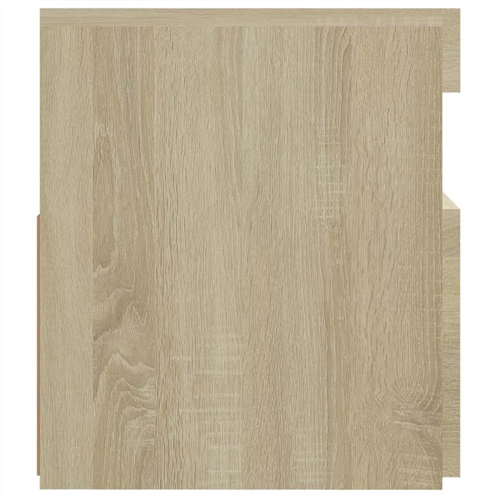 TV Cabinet with LED Lights Sonoma Oak 120x35x40 cm