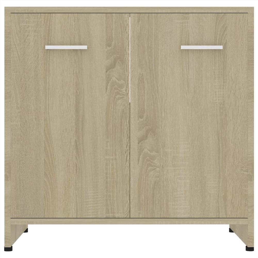 4 Piece Bathroom Furniture Set Sonoma Oak
