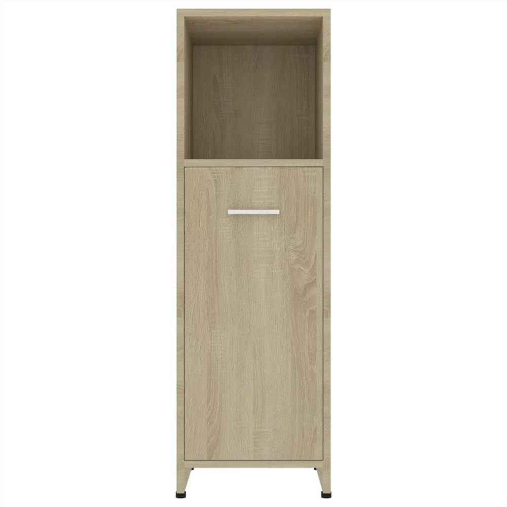 4 Piece Bathroom Furniture Set Sonoma Oak