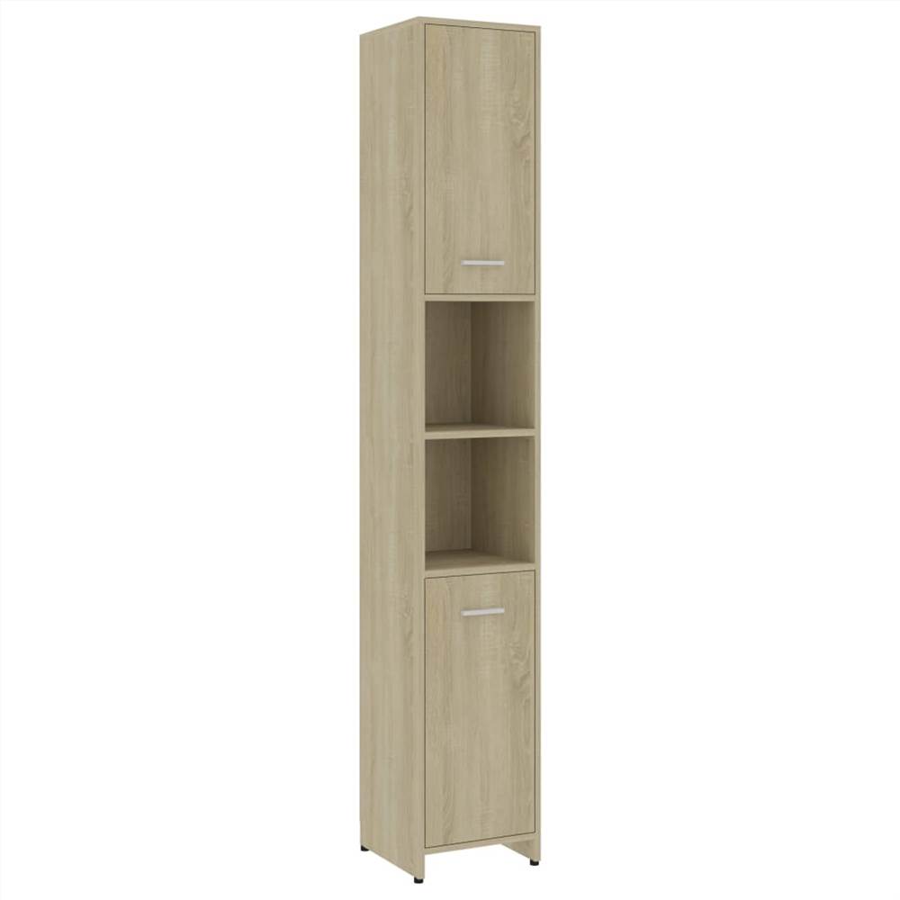 4 Piece Bathroom Furniture Set Sonoma Oak