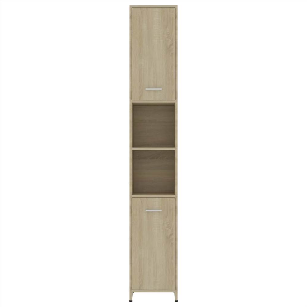 4 Piece Bathroom Furniture Set Sonoma Oak