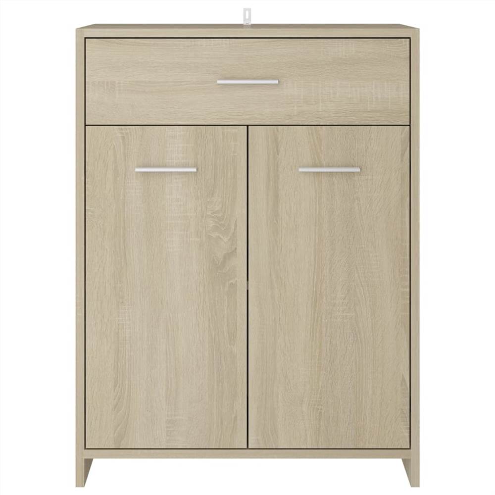 4 Piece Bathroom Furniture Set Sonoma Oak