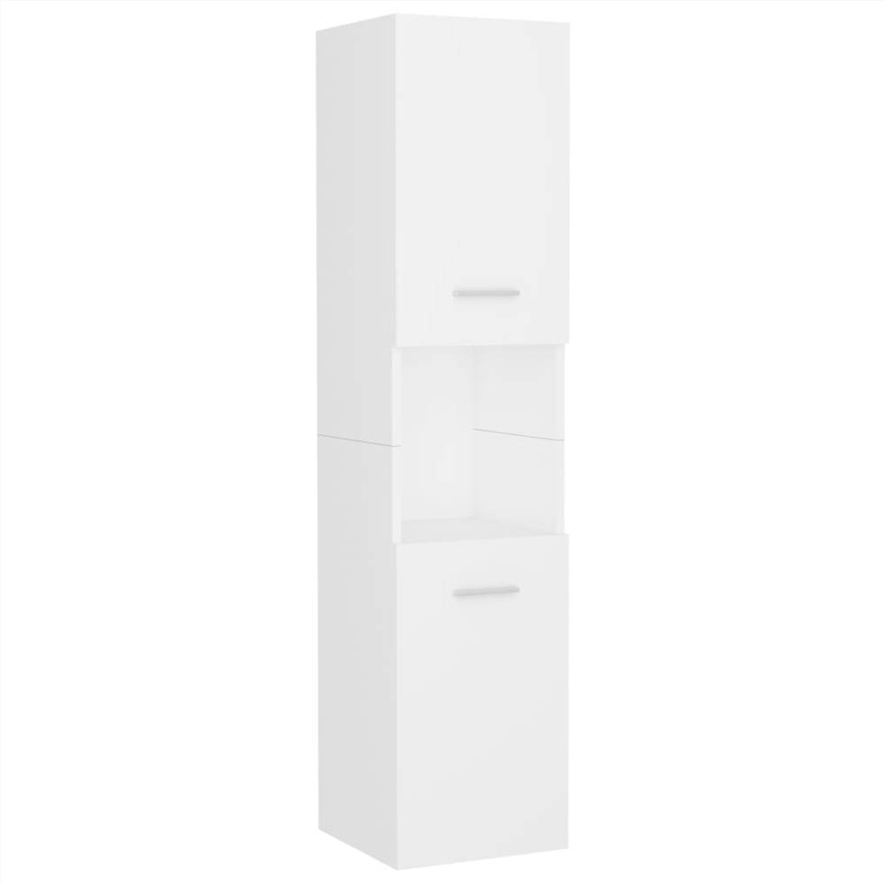 Bathroom Furniture Set White Chipboard
