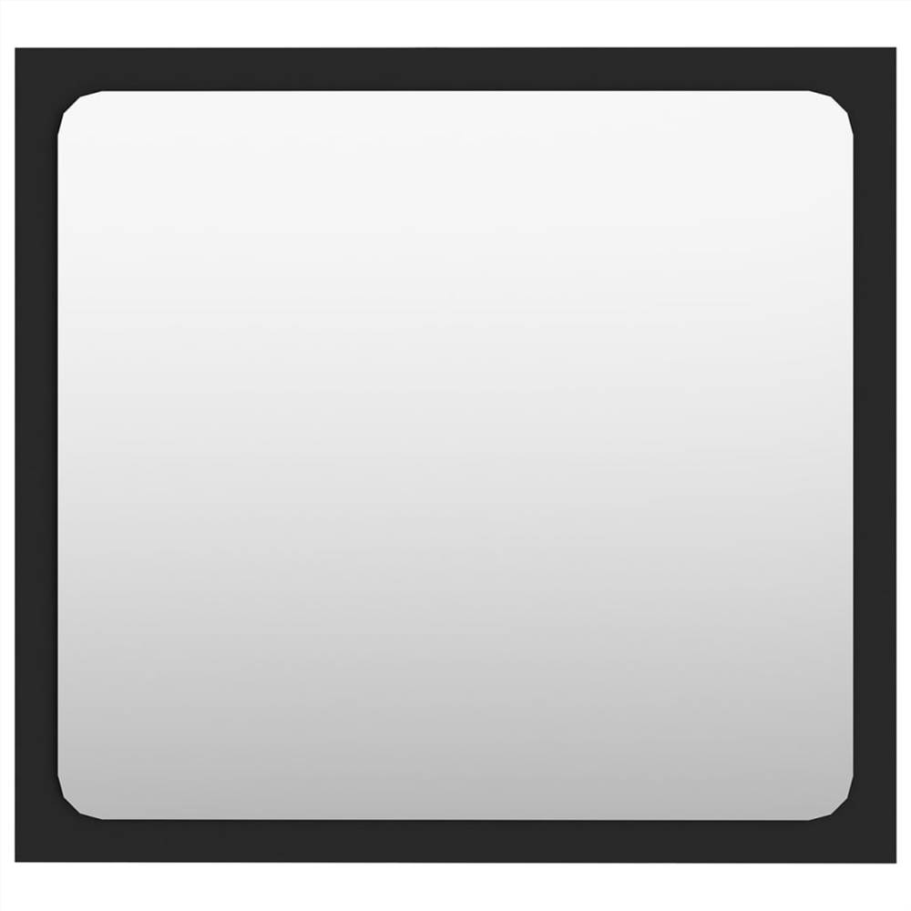 Bathroom Furniture Set Black Chipboard