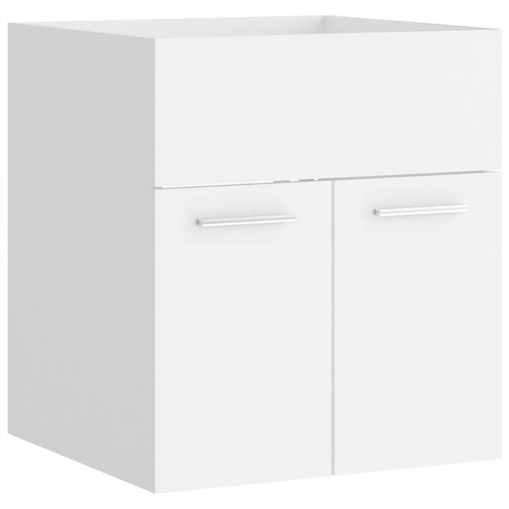 Bathroom Furniture Set White Chipboard