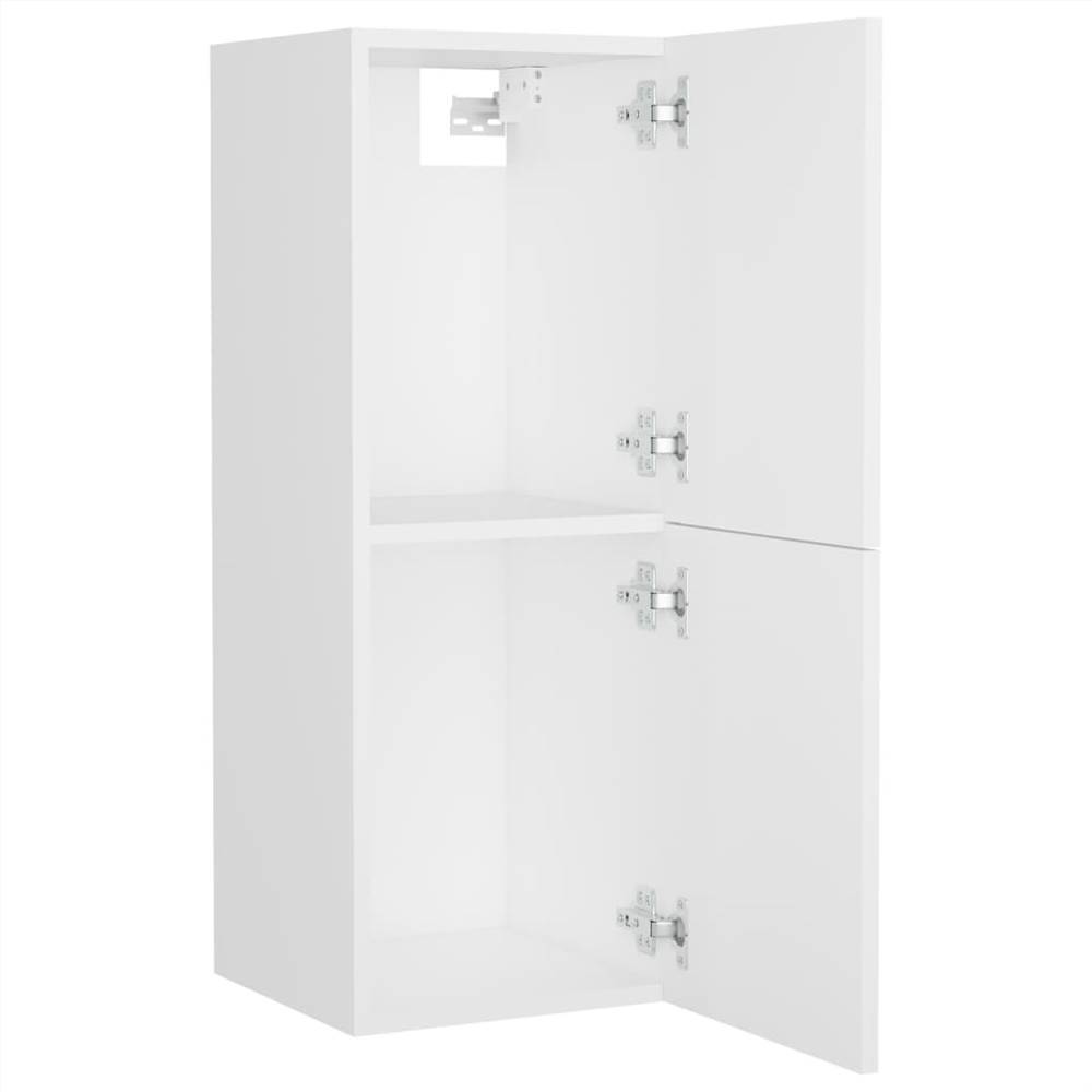 Bathroom Furniture Set White Chipboard