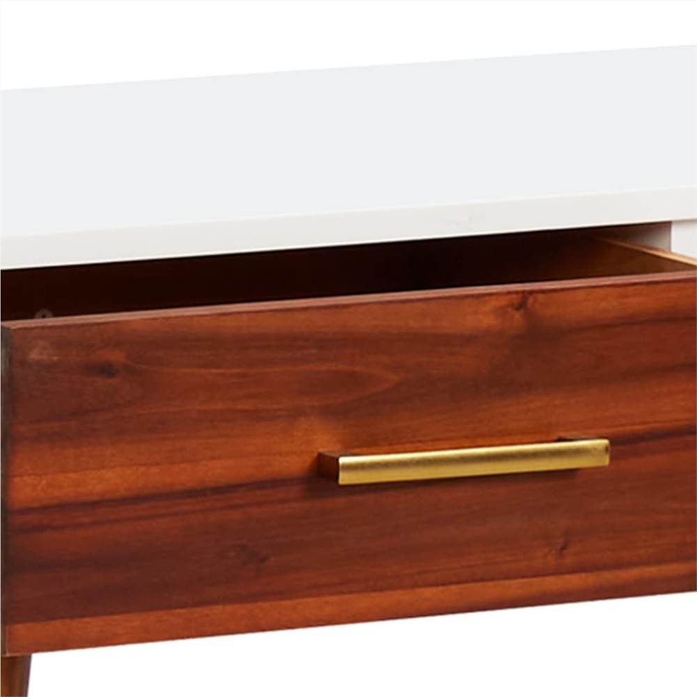Coffee Table 90x50x40 cm Solid Acacia Wood and MDF