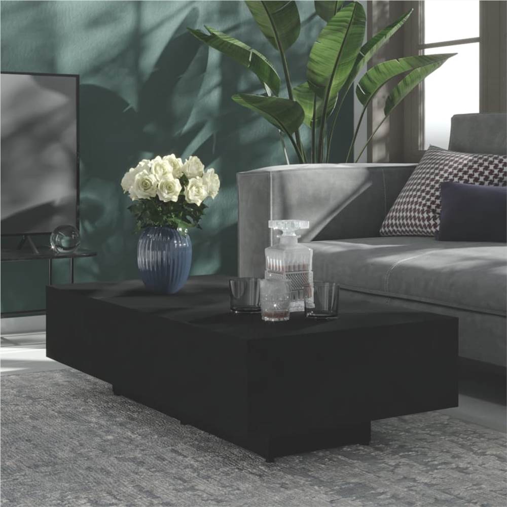 Coffee Table Black 115x60x31 cm Chipboard
Coffee Table Black 115x60x31 cm Chipboard
