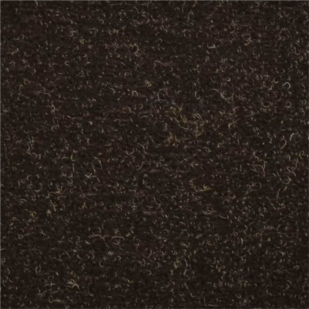 Self-adhesive Stair Mats 10pcs Dark Brown 56x17x3cm Needle Punch