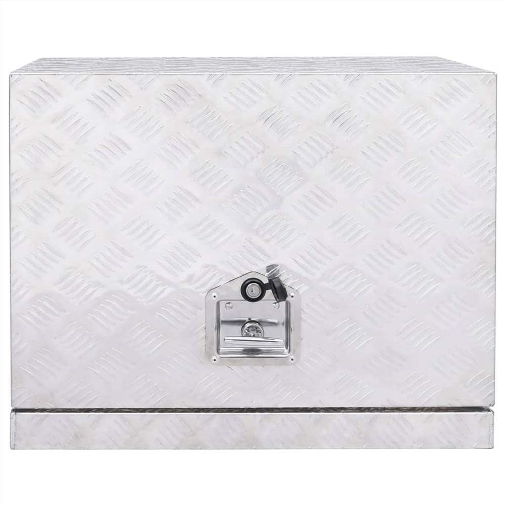 Aluminium Box 62x40x50 cm Silver