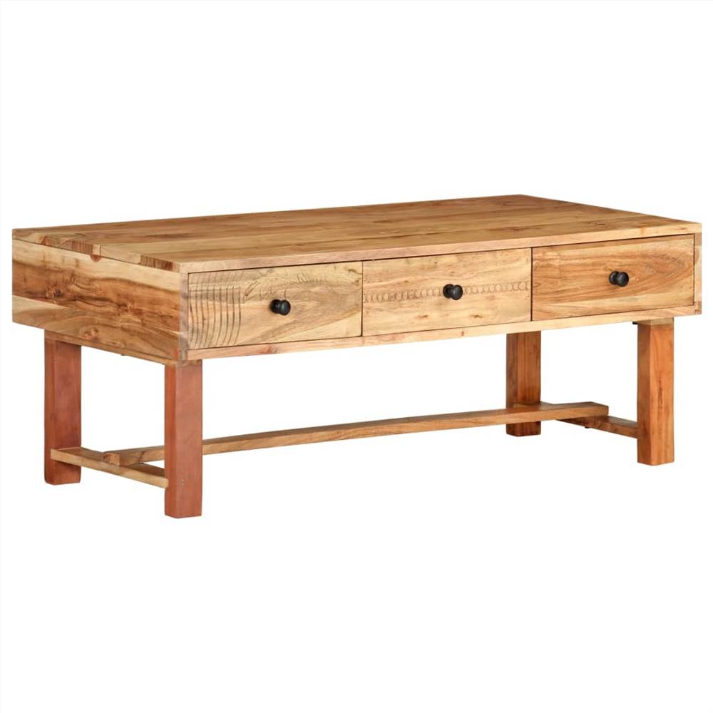 Coffee Table 100x50x40 cm Solid Acacia Wood
Coffee Table 100x50x40 cm Solid Acacia Wood