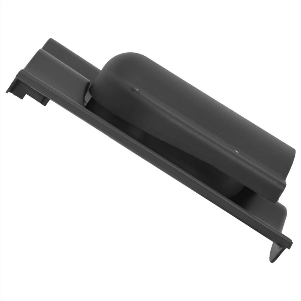 Flat Fan Roof Ventilator Black