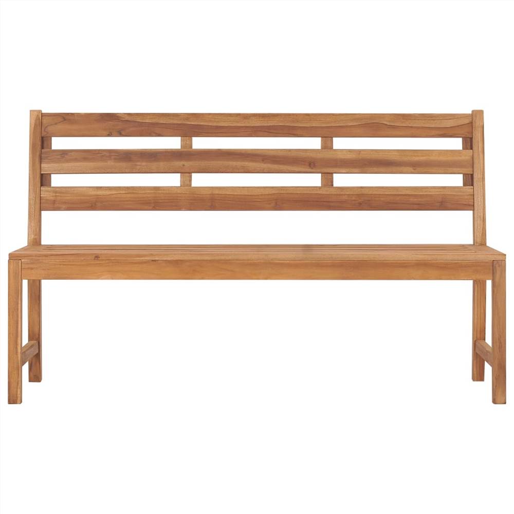 Garden Bench 150 cm Solid Teak Wood