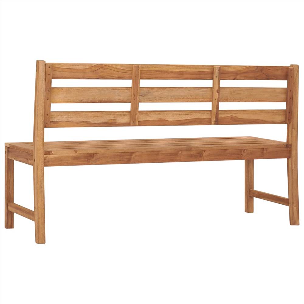 Garden Bench 150 cm Solid Teak Wood