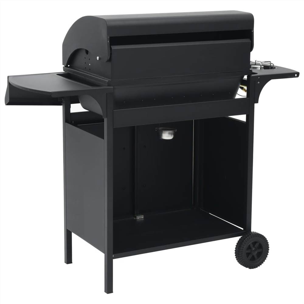 Gas Barbecue Grill 4+1 Cooking Zone Black