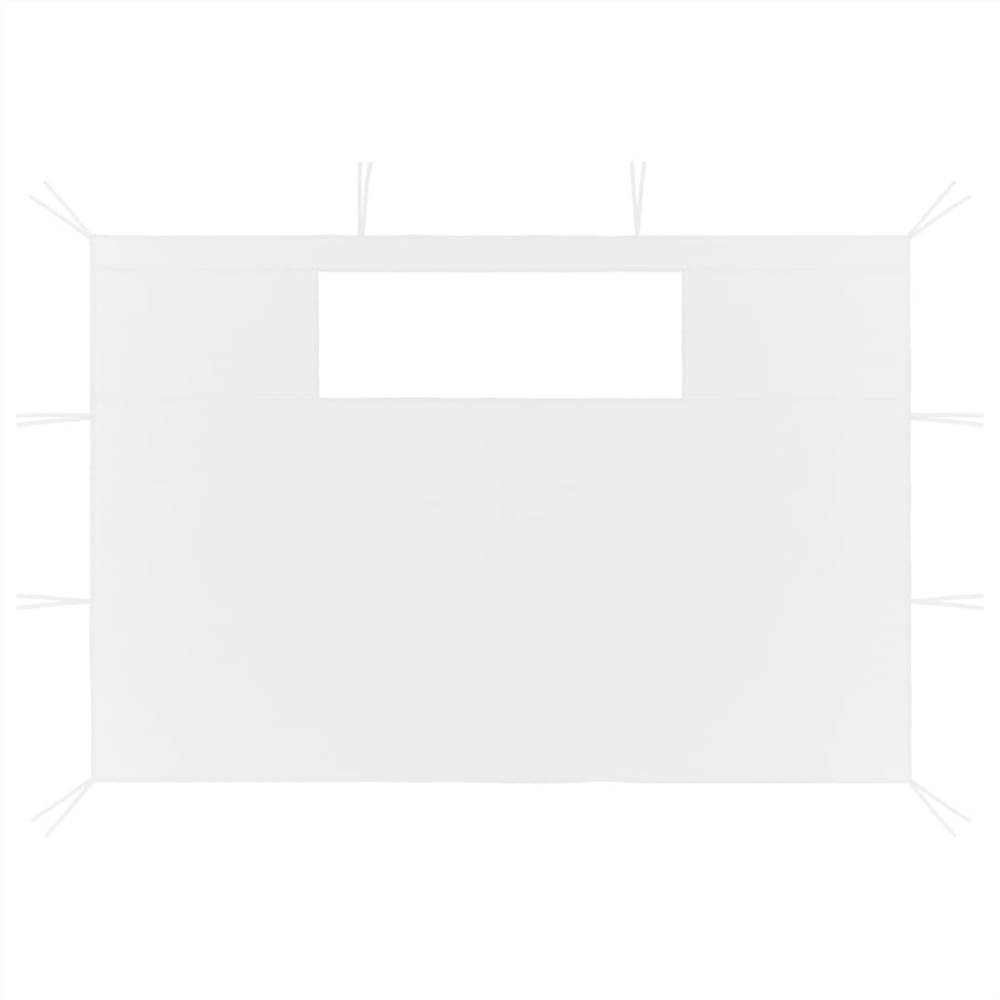 Gazebo Sidewalls with Windows 2 pcs White