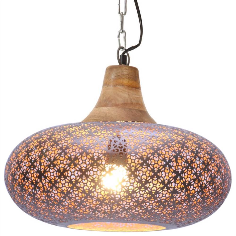 Industrial Hanging Lamp Copper Iron & Solid Wood 40 cm E27 
Industrial Hanging Lamp Copper Iron & Solid Wood 40 cm E27