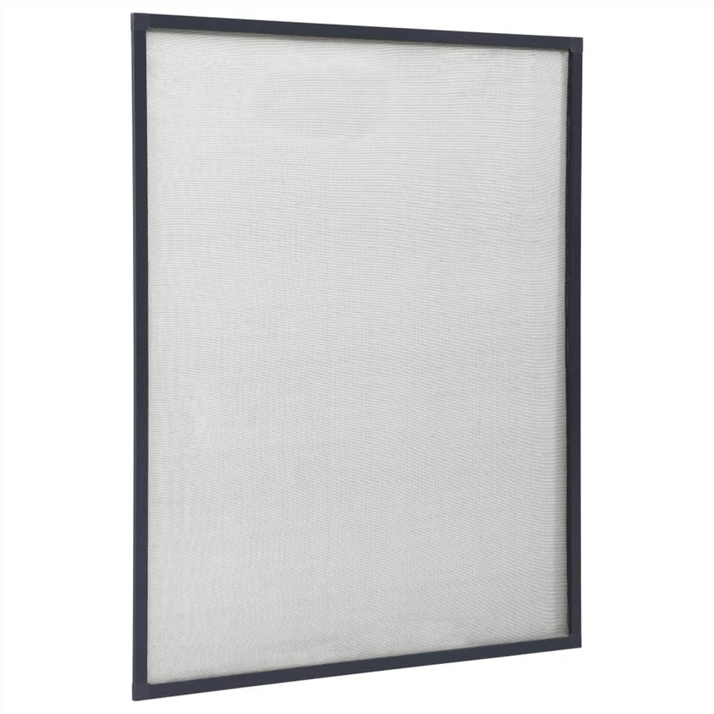 Insect Screen for Windows Anthracite 100x120 cm