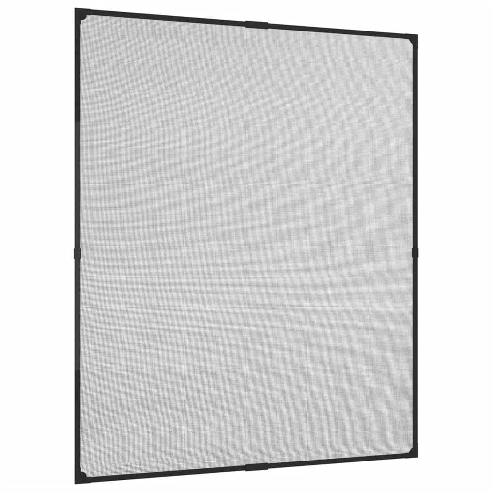 Magnetic Insect Screen for Windows Anthracite 100x120 cm Fibreglass
