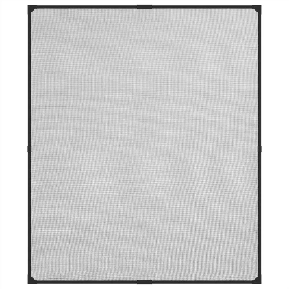 Magnetic Insect Screen for Windows Anthracite 100x120 cm Fibreglass