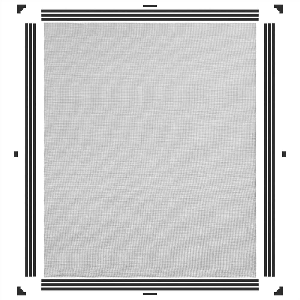 Magnetic Insect Screen for Windows Anthracite 100x120 cm Fibreglass
