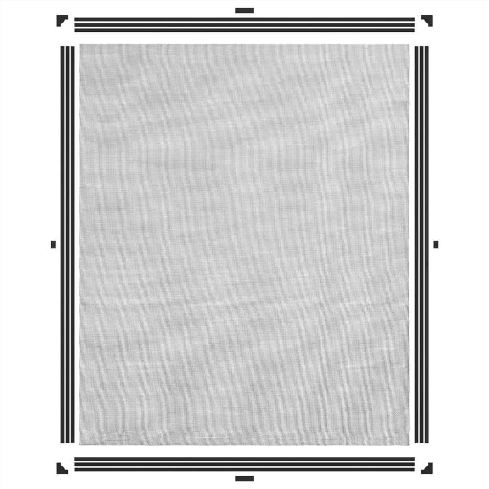 Magnetic Insect Screen for Windows Anthracite 120x140 cm Fibreglass