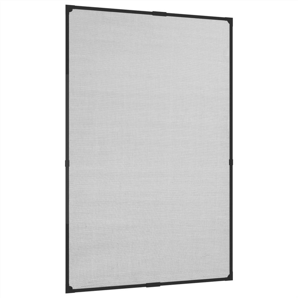Magnetic Insect Screen for Windows Anthracite 80x120 cm Fibreglass