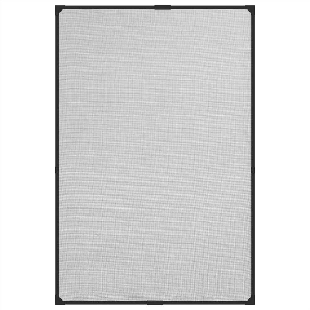 Magnetic Insect Screen for Windows Anthracite 80x120 cm Fibreglass