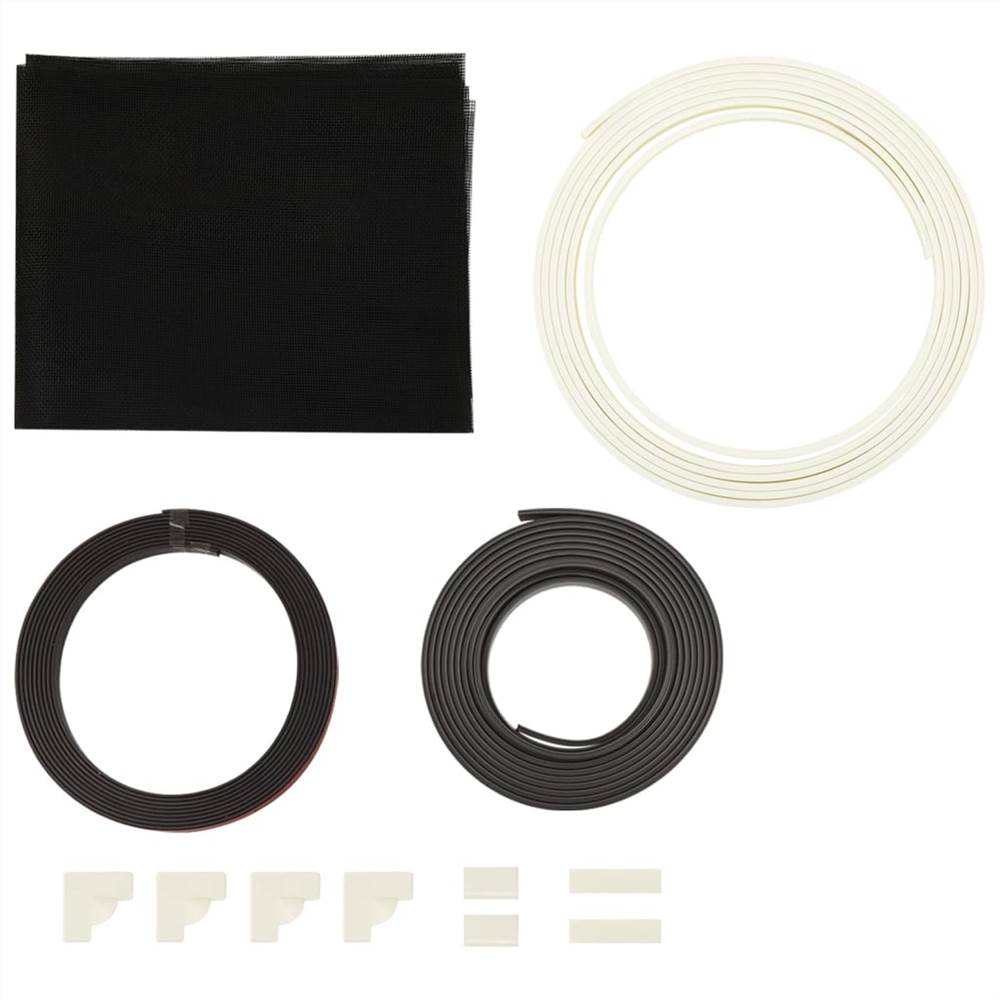 Magnetic Insect Screen for Windows White 130x150 cm Fibreglass