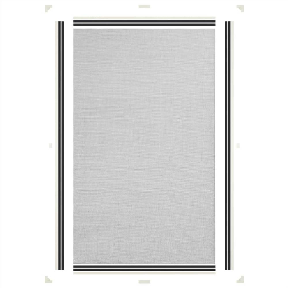 Magnetic Insect Screen for Windows White 80x140 cm Fibreglass