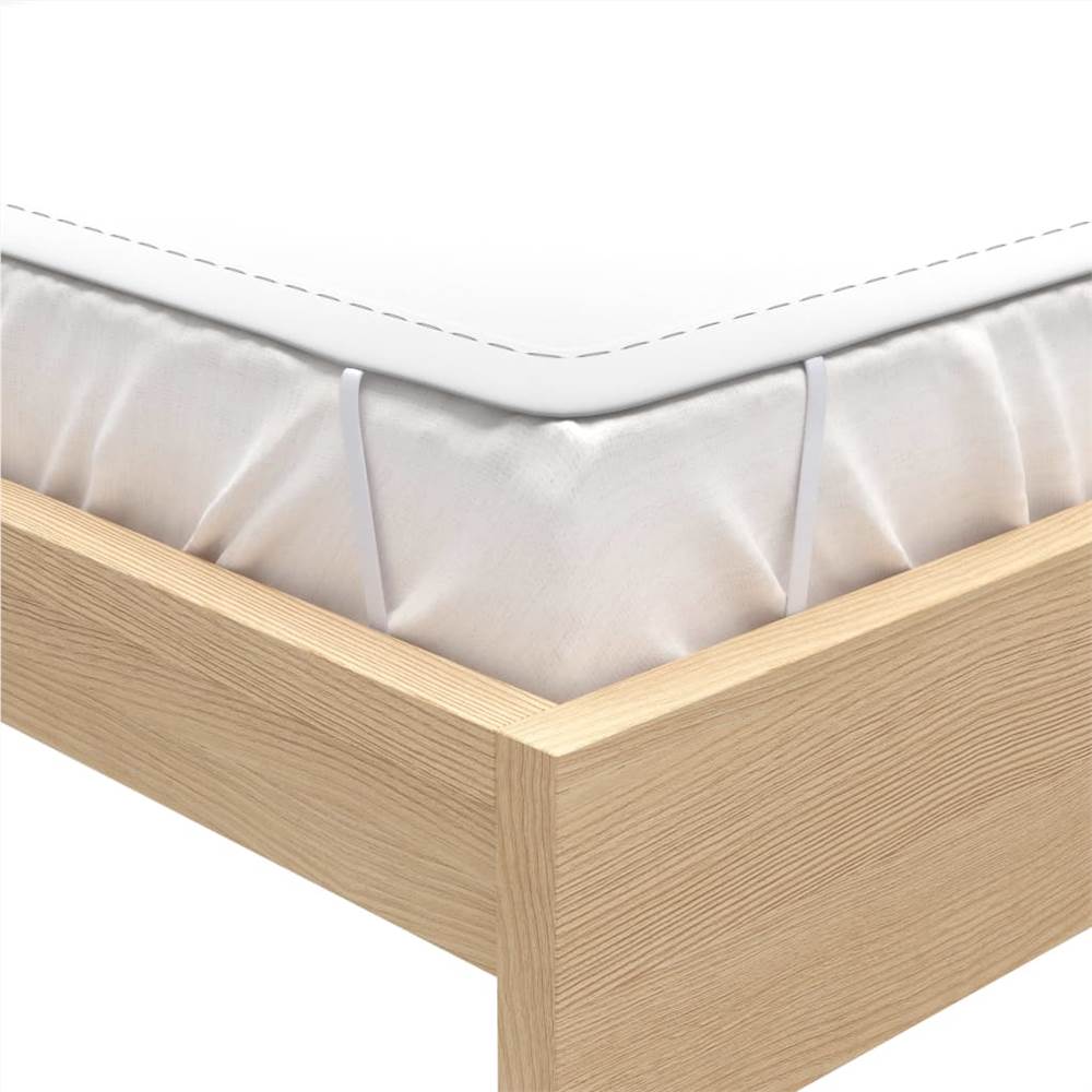 Mattress Protectors Waterproof 2 pcs Cotton 90x200 cm White