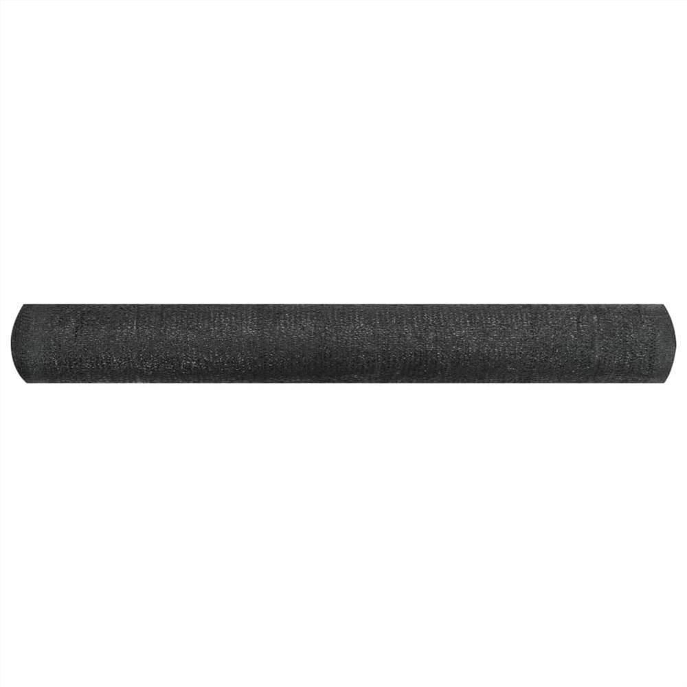 Privacy Net Black 1.2x25 m HDPE 150 g/m²
