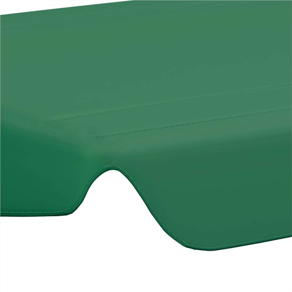Replacement Canopy for Garden Swing Green 188/168x110/145 cm