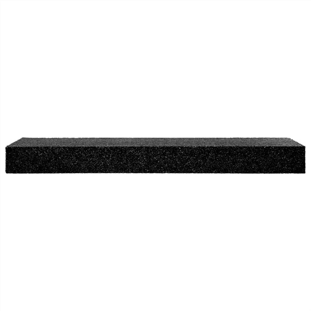 Rubber Kerb Ramp 2 pcs Black 50x20x1-4.3 cm