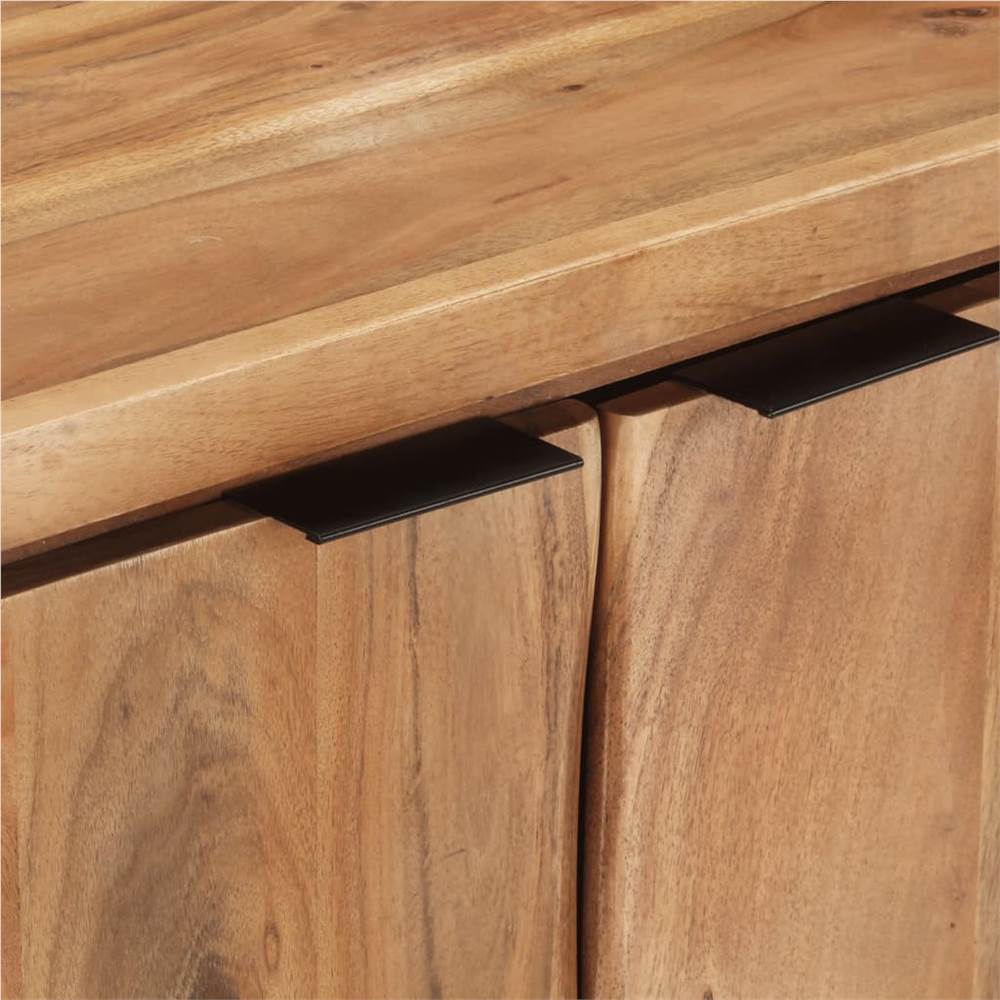 Sideboard 60x36x76 cm Solid Acacia Wood with Live Edges