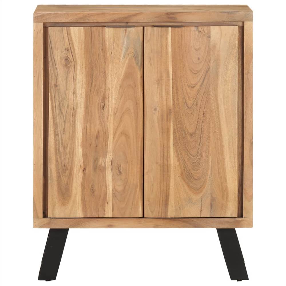 Sideboard 60x36x76 cm Solid Acacia Wood with Live Edges