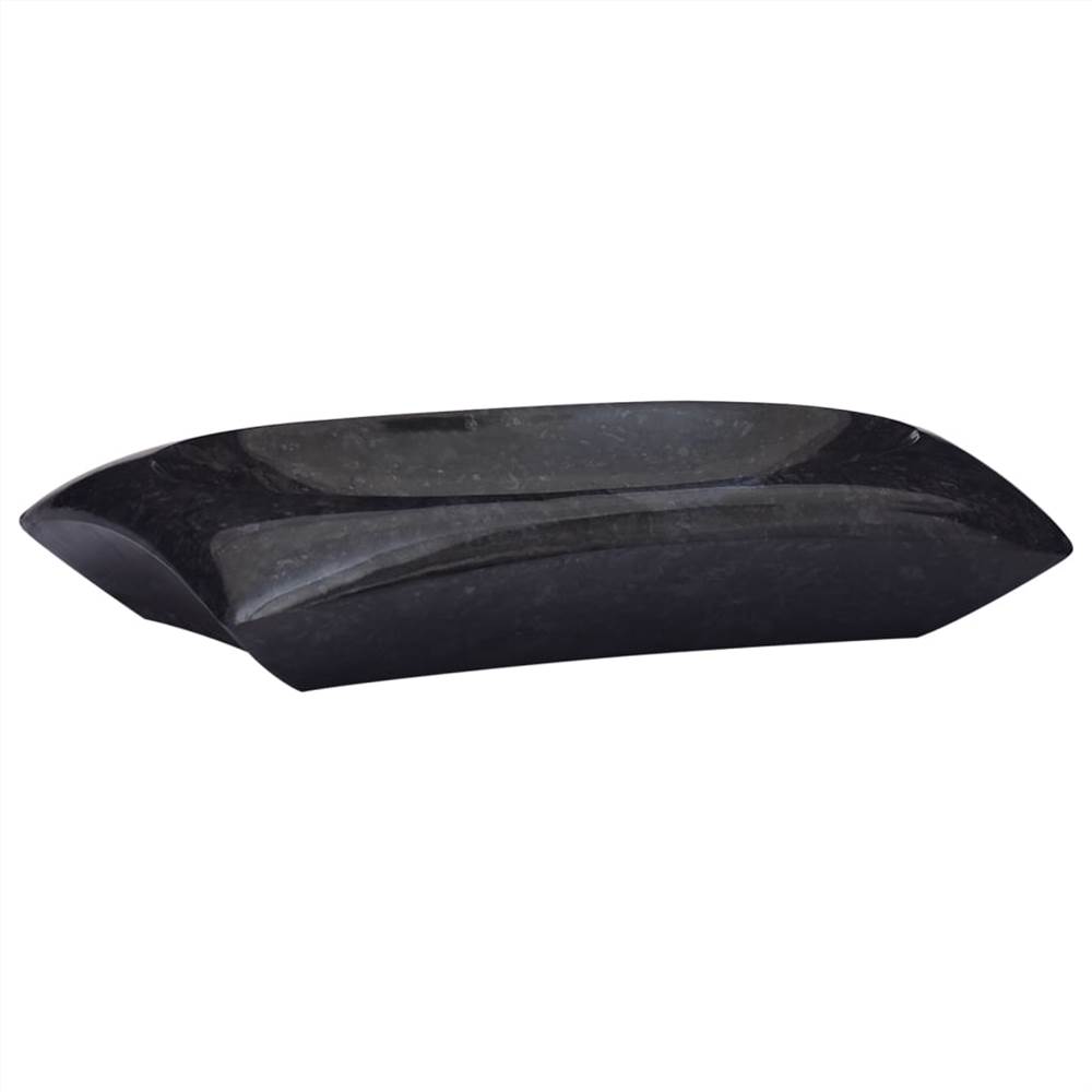 Sink Black 50x35x10 cm Marble