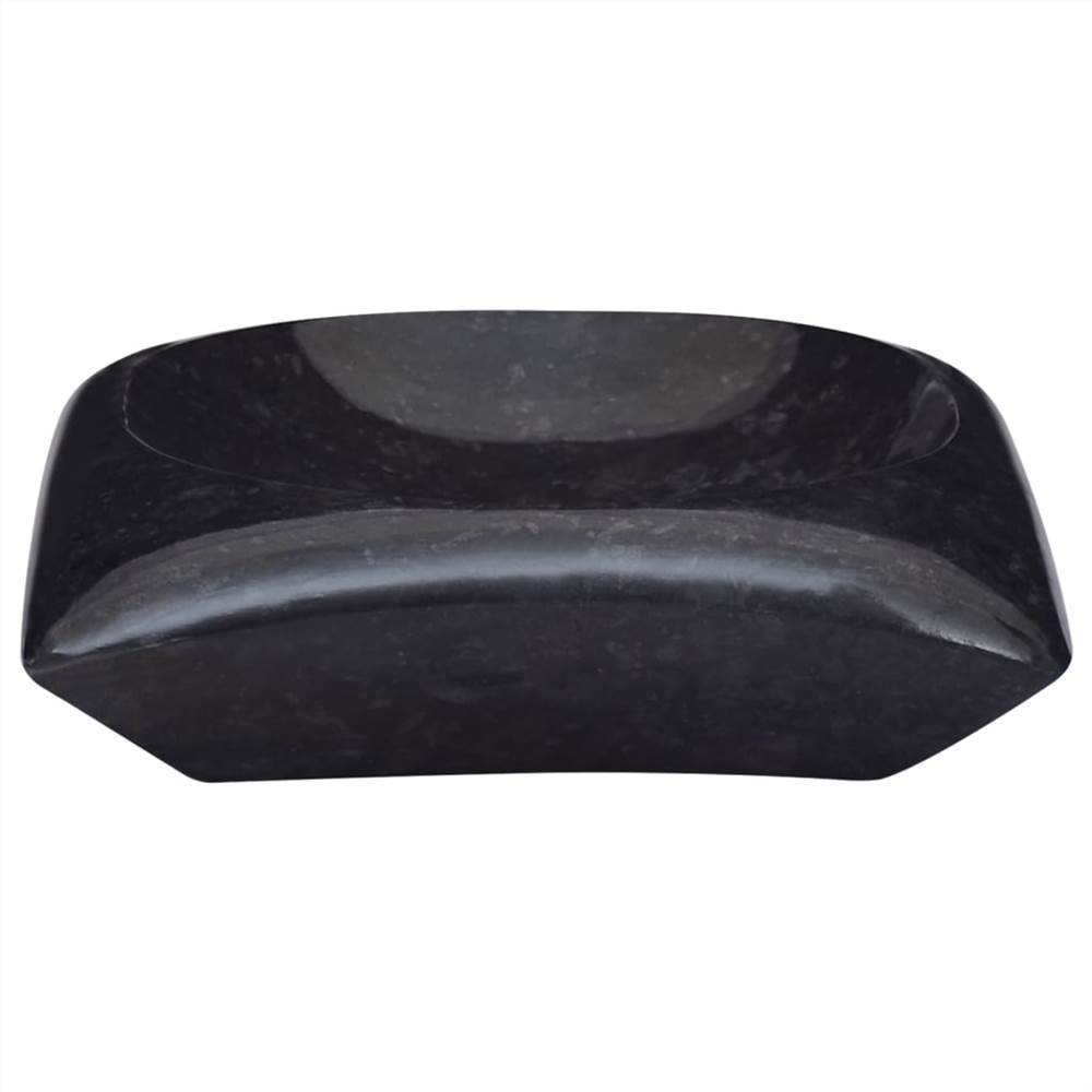 Sink Black 50x35x10 cm Marble