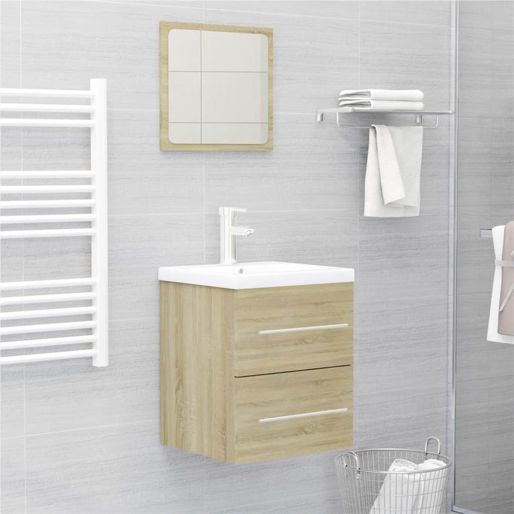 Sink Cabinet Sonoma Oak 41x38.5x48 cm Chipboard