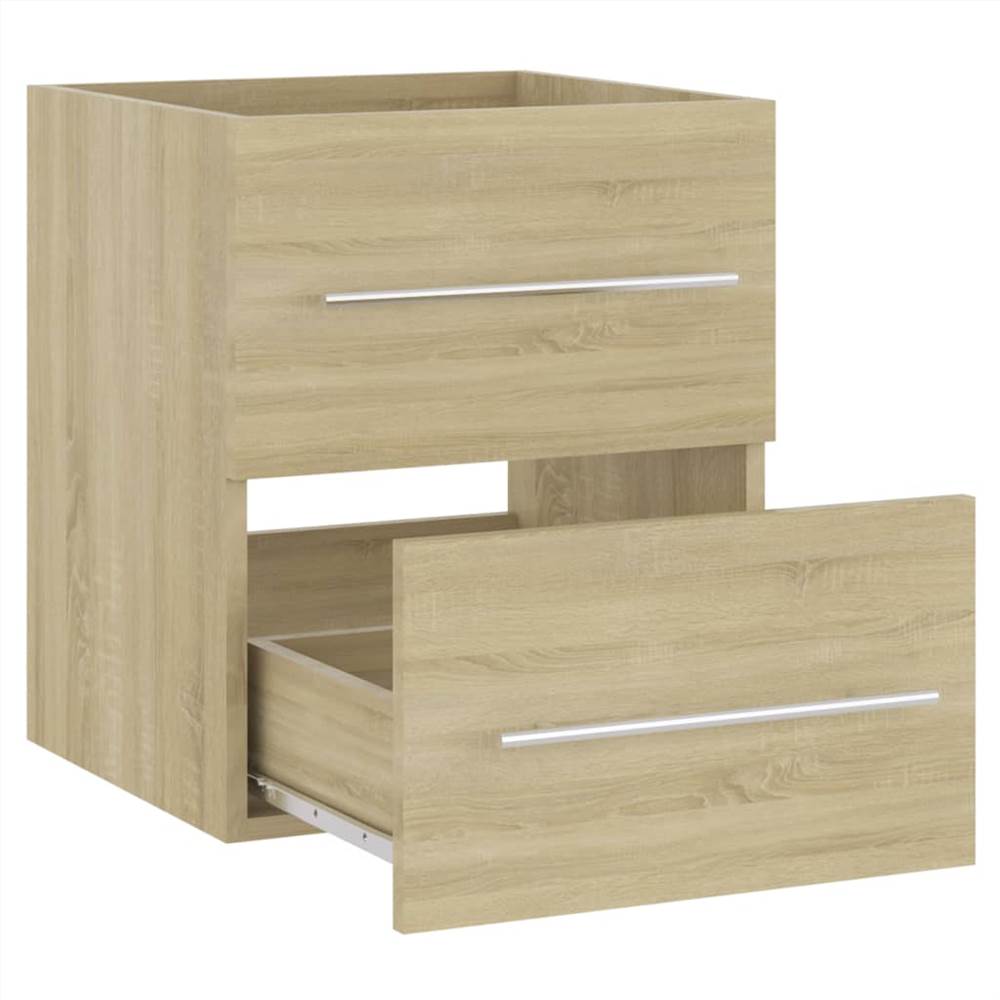 Sink Cabinet Sonoma Oak 41x38.5x48 cm Chipboard