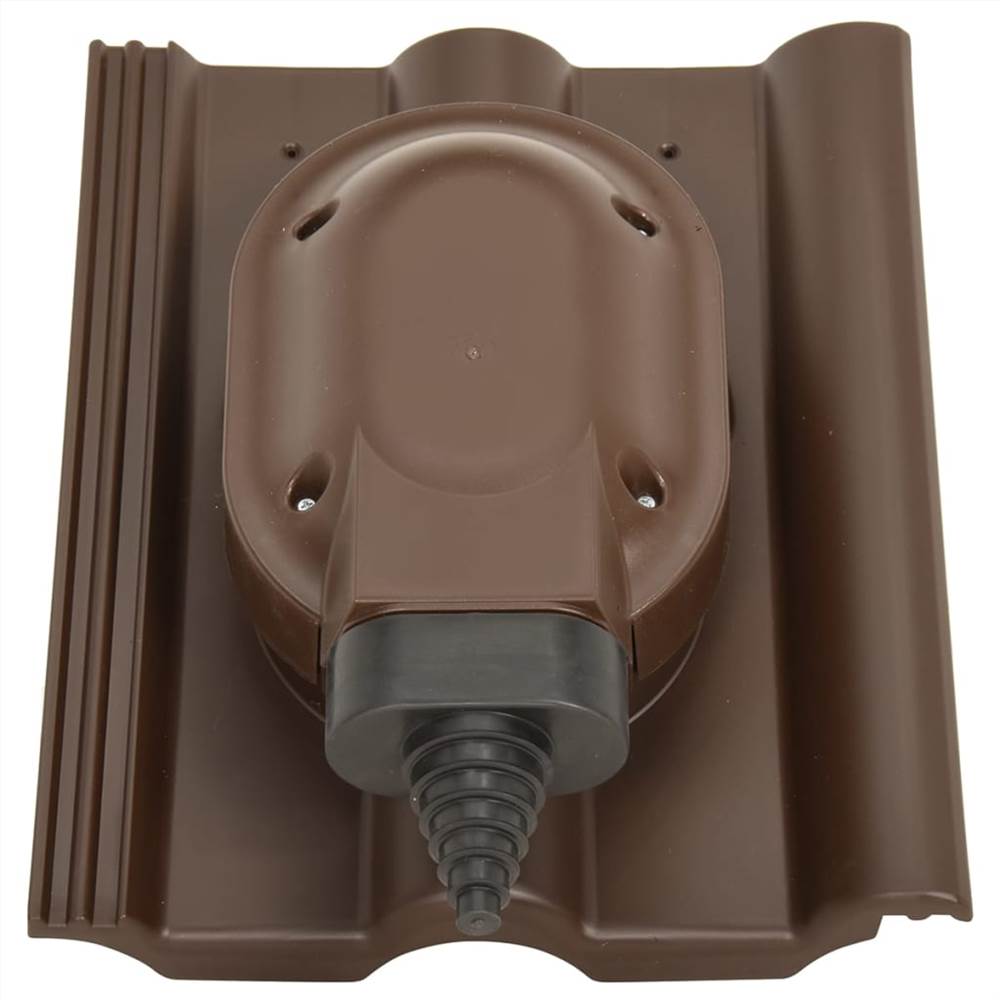 Solar Pass-through for Frankfurt Roof Tile Brown