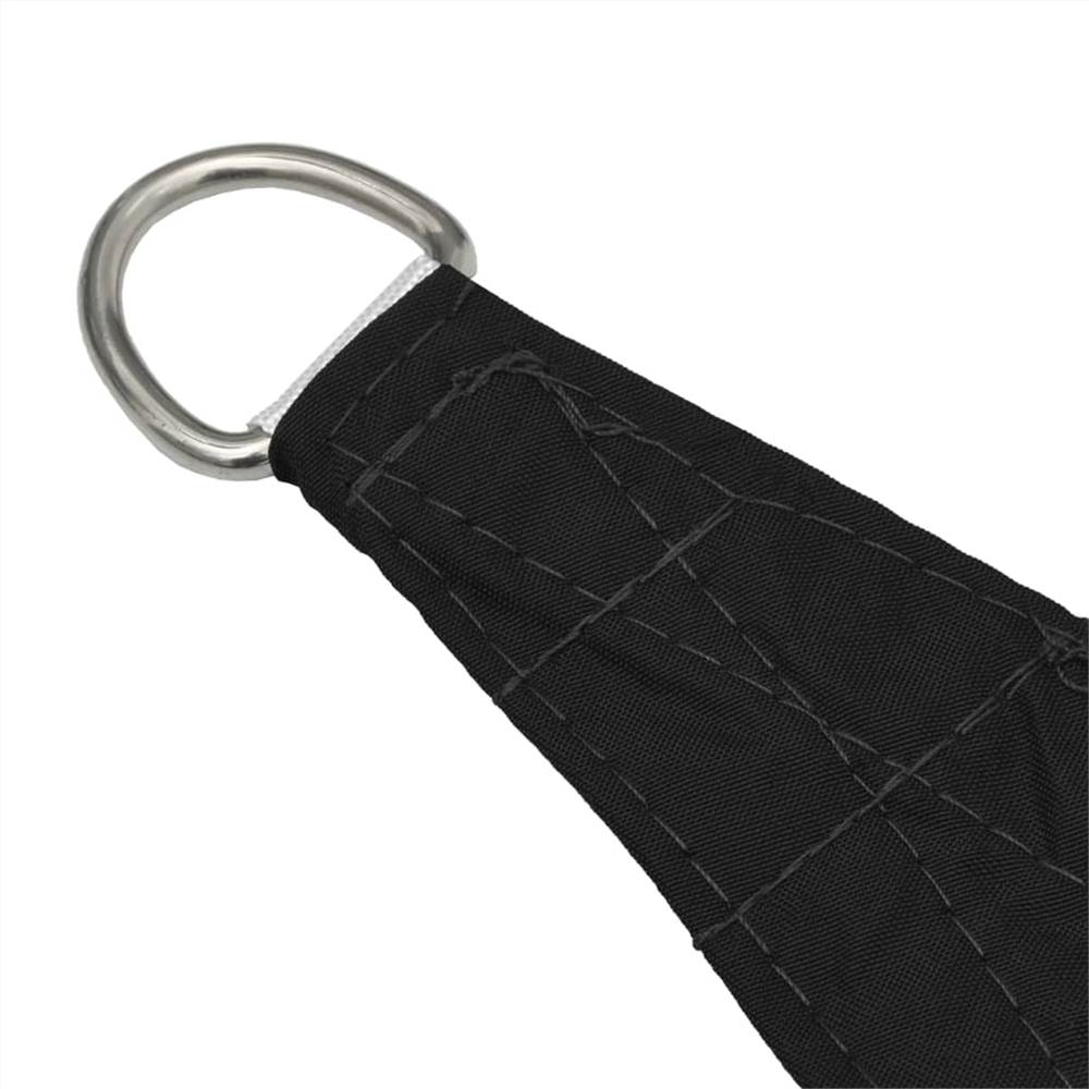Sunshade Sail Oxford Fabric Triangular 3x4x4 m Black